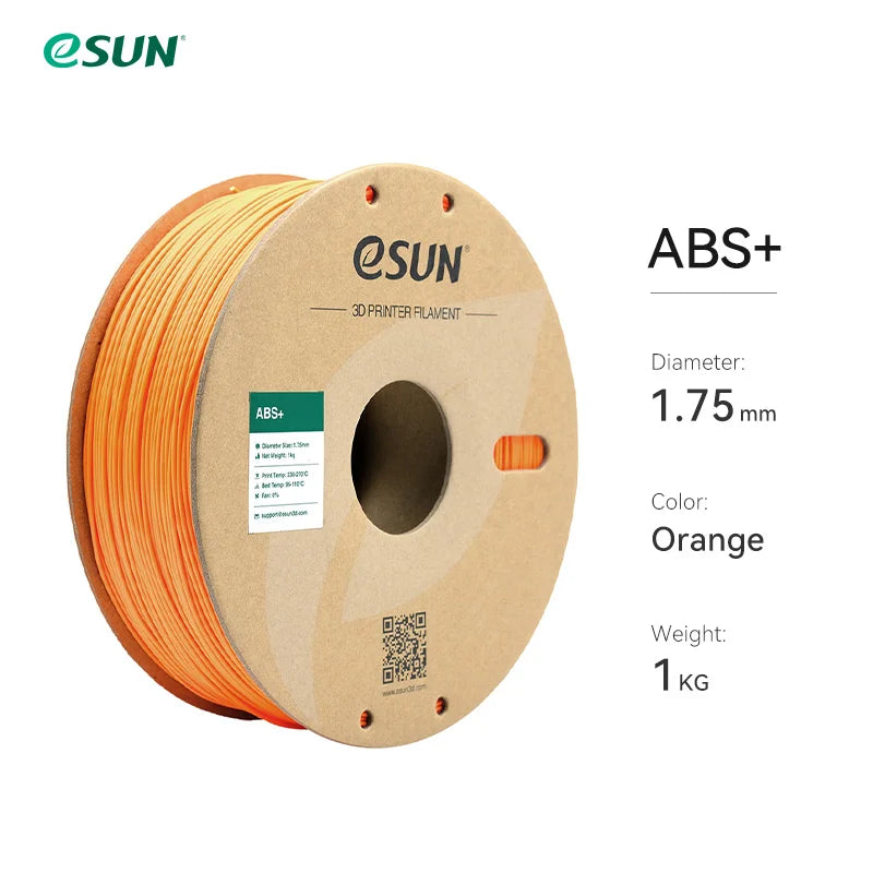 eSUN 3D Printer Filament 1.75mm 1KG ABS+ 3D Plastic Printing Filament 2.2 LBS Spool 3D Printing Material for 3D Printer