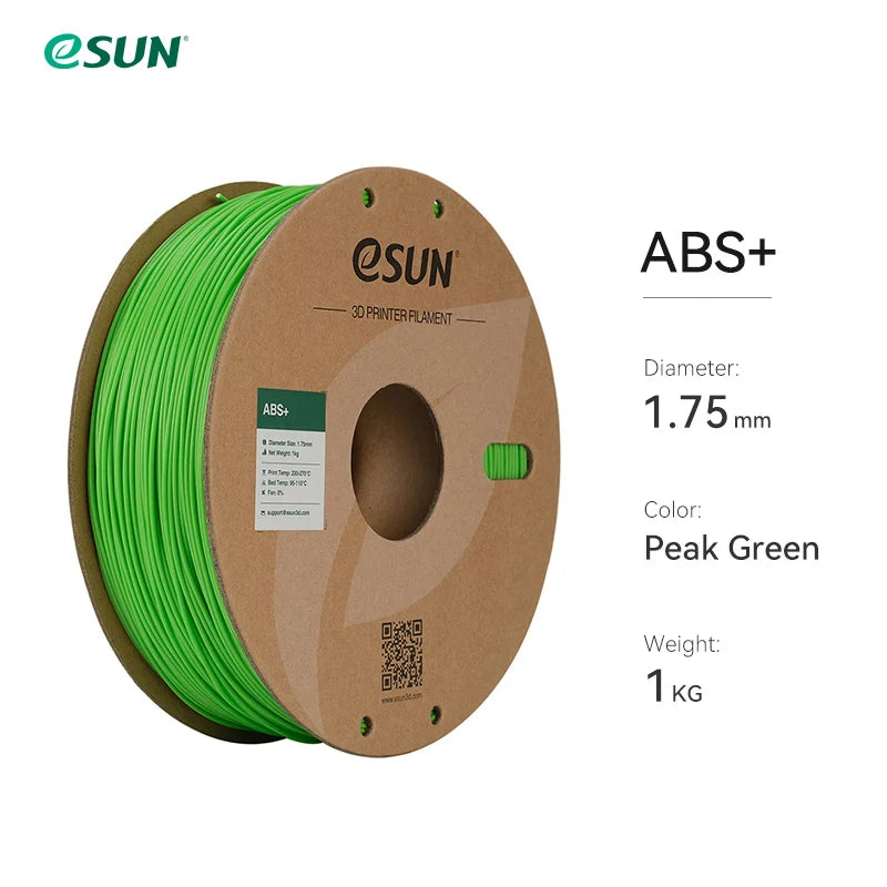 eSUN 3D Printer Filament 1.75mm 1KG ABS+ 3D Plastic Printing Filament 2.2 LBS Spool 3D Printing Material for 3D Printer