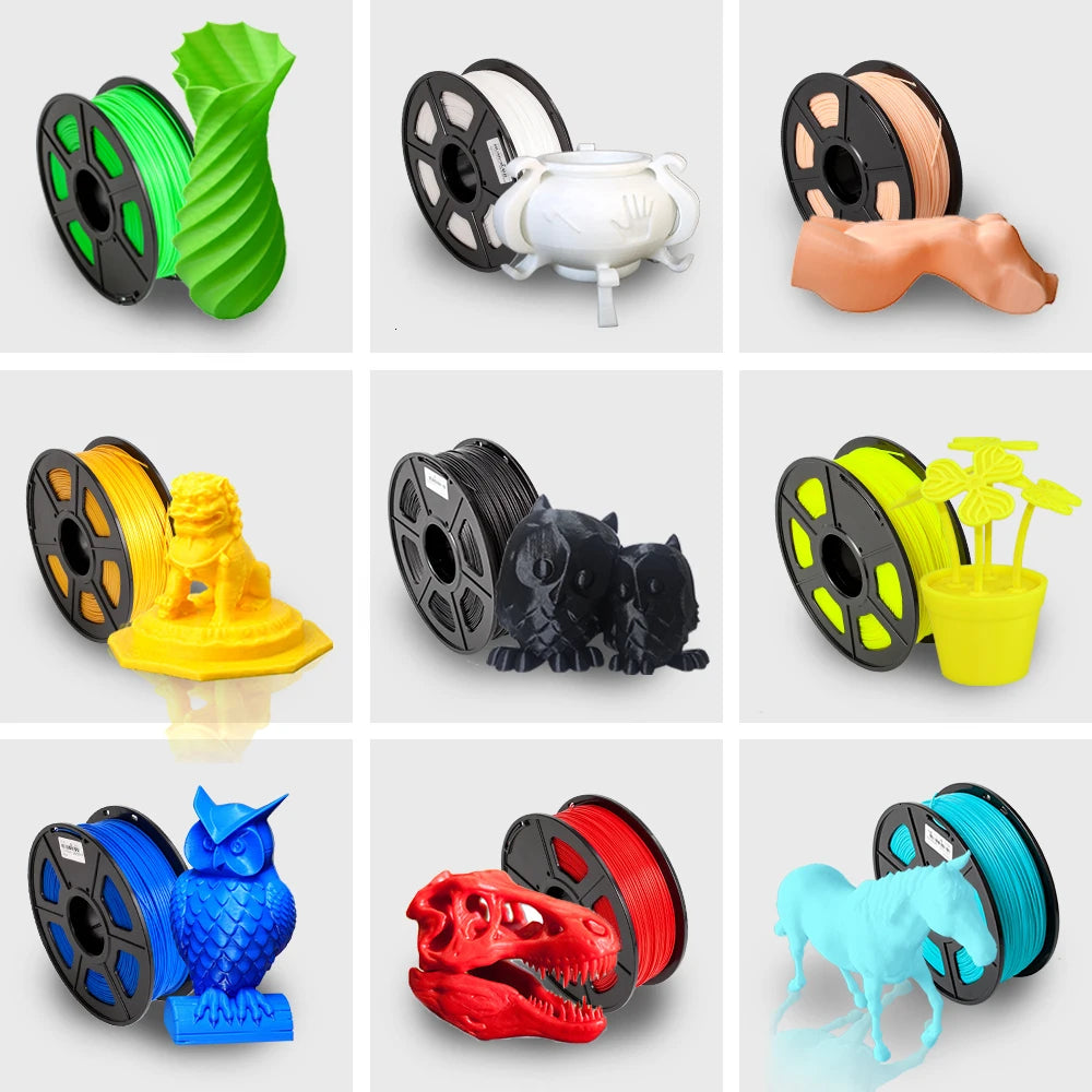 SUNLU PETG 3D Filament 1KG 3 Rolls 1.75mm +/-0.02MM 3D Printing Filament Neatly Wound Filament Vacuum Packing Fast Shipping