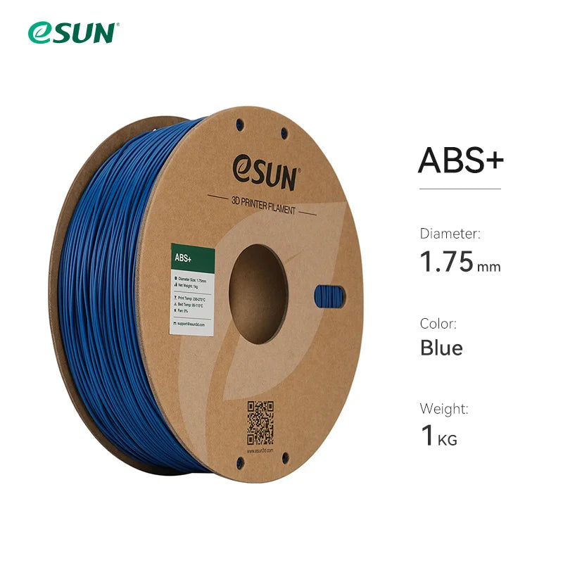 eSUN 3D Printer Filament 1.75mm 1KG ABS+ 3D Plastic Printing Filament 2.2 LBS Spool 3D Printing Material for 3D Printer