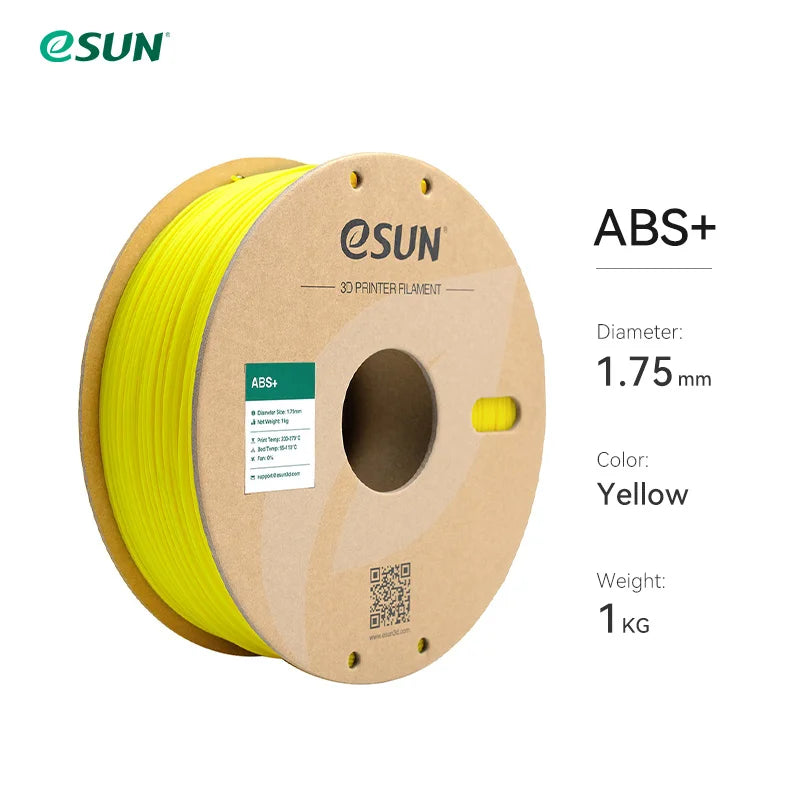 eSUN 3D Printer Filament 1.75mm 1KG ABS+ 3D Plastic Printing Filament 2.2 LBS Spool 3D Printing Material for 3D Printer
