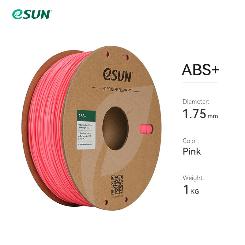 eSUN 3D Printer Filament 1.75mm 1KG ABS+ 3D Plastic Printing Filament 2.2 LBS Spool 3D Printing Material for 3D Printer