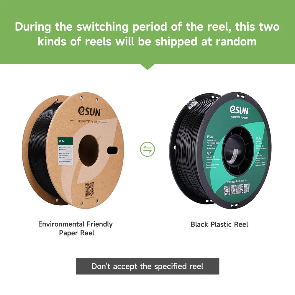 eSUN 3D Printer Filament 1.75mm 1KG ABS+ 3D Plastic Printing Filament 2.2 LBS Spool 3D Printing Material for 3D Printer