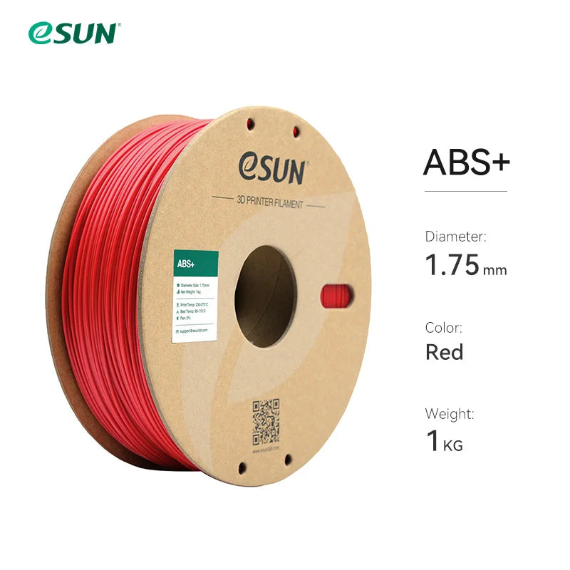 eSUN 3D Printer Filament 1.75mm 1KG ABS+ 3D Plastic Printing Filament 2.2 LBS Spool 3D Printing Material for 3D Printer